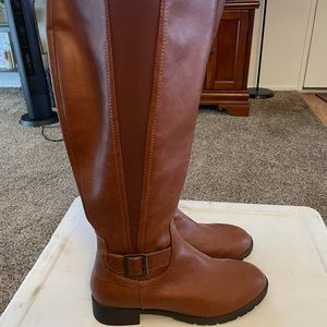 Avenue brown knee high boot